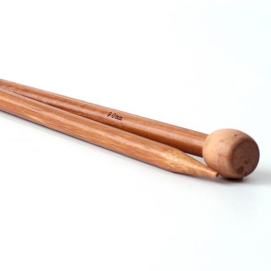 Stricknadel Holz +Jackenstricknadel +Länge 25cm+ Stärken 2,0mm-10mm wählbar 