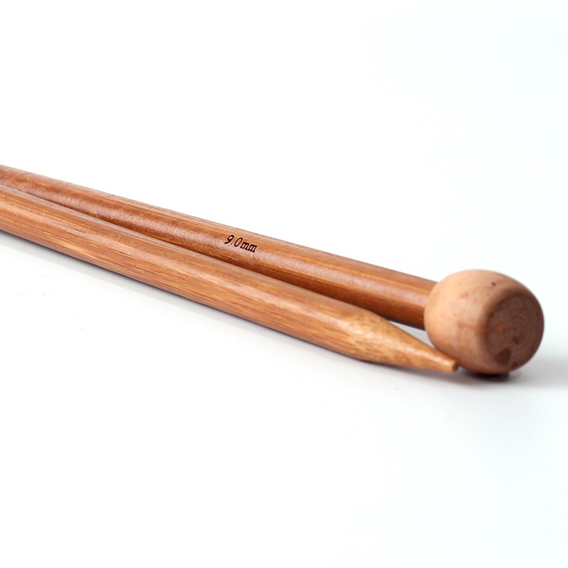 Stricknadel Holz +Jackenstricknadel +Länge 25cm+ Stärken 2,0mm-10mm wählbar 